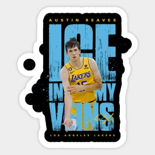 Austin Reaves Ice In My Veins Sticker